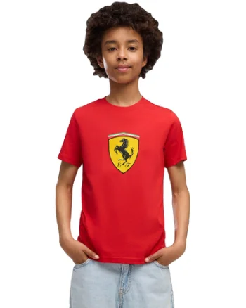 Tricou copii Puma Ferrari Kids Colored Shield Tee 63703402