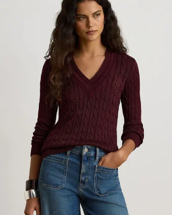 Lauren Ralph Lauren  pulover pentru femei cu bumbac