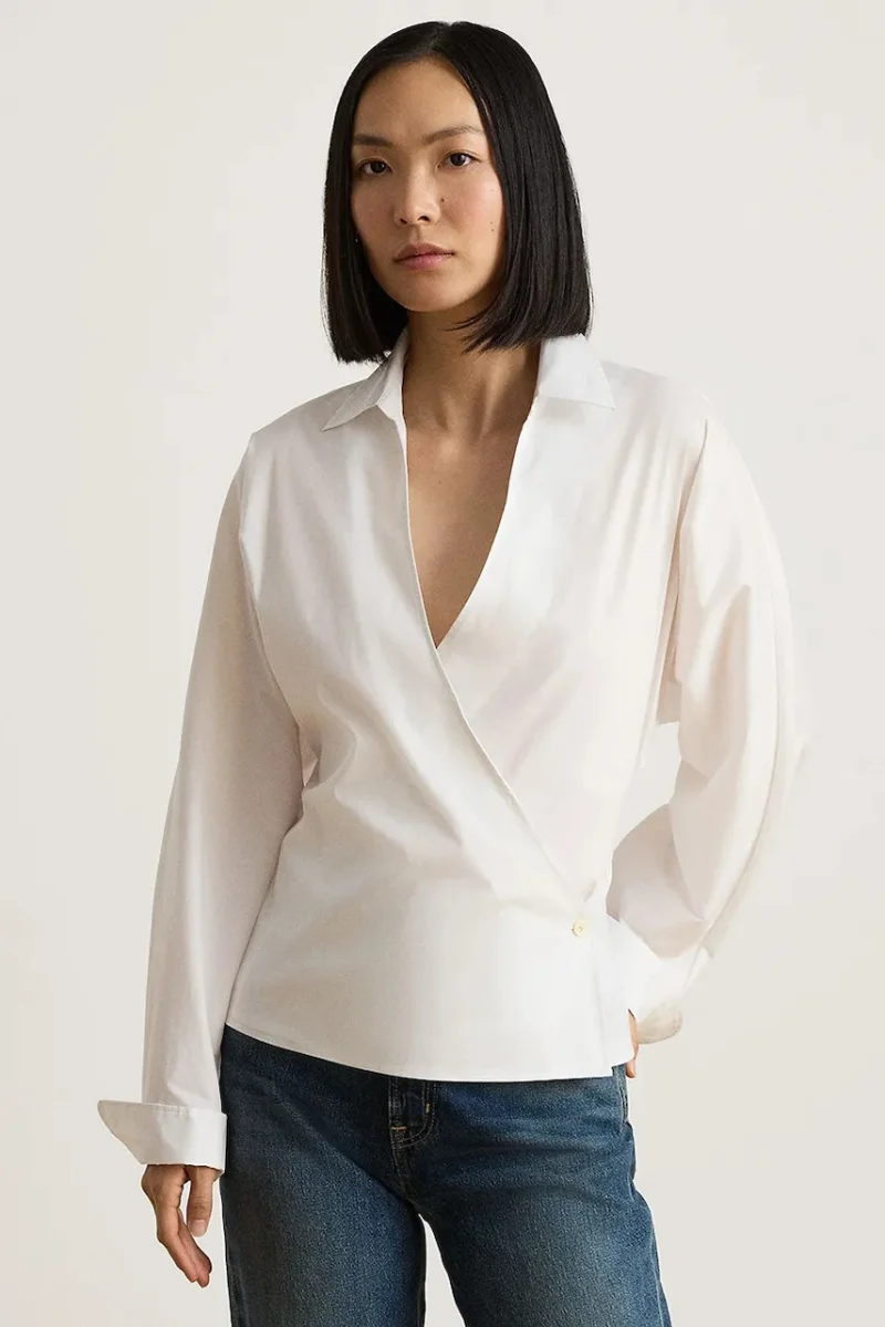 Lauren Ralph Lauren  cămașă pentru femei cu bumbac