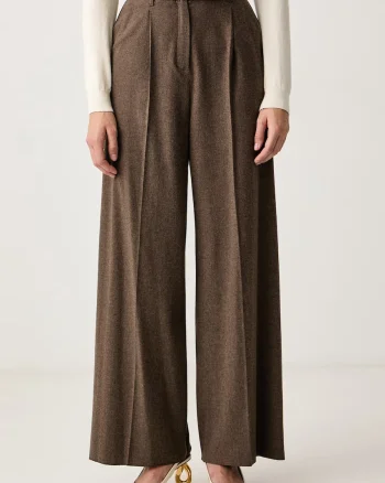Marella  pantaloni de costum pentru femei cu amestec de lână Emme by
