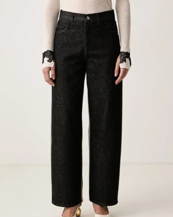 Patrizia Pepe  blugi wide leg pentru femei