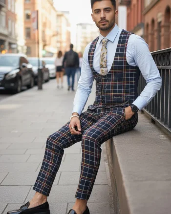 Vesta barbati online slim fit  O1-3.3
