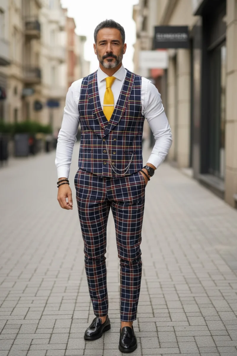 Vesta barbati   slim fit  B5522  D2-5.2