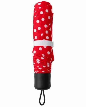 Umbrela pliabila pentru ploaie, 8 spite, diametru 97 cm, UMB059, Rosie