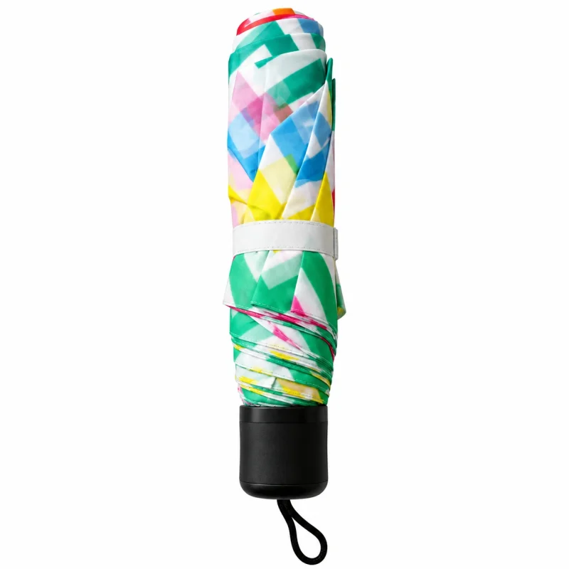 Umbrela pliabila pentru ploaie, 8 spite, diametru 97 cm, UMB076, Multicolor