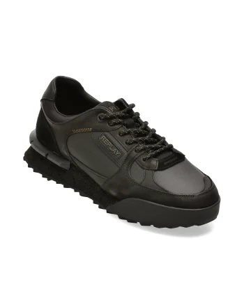 Pantofi sport REPLAY negri, MS1P2WL, din piele naturala