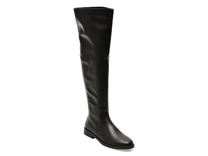 Cizme FLAVIA PASSINI negre, ATC492, din piele ecologica