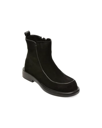 Ghete FLAVIA PASSINI negre, AC6564, din piele intoarsa