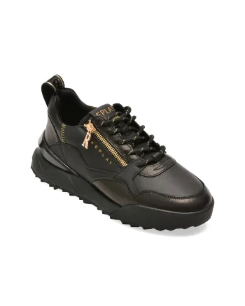 Pantofi sport REPLAY negri, WS9H0NL, din piele naturala