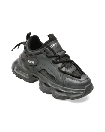 Pantofi sport GRYXX gri, F7801, din piele naturala