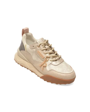 Pantofi sport REPLAY bej, WS9H0KL, din piele ecologica