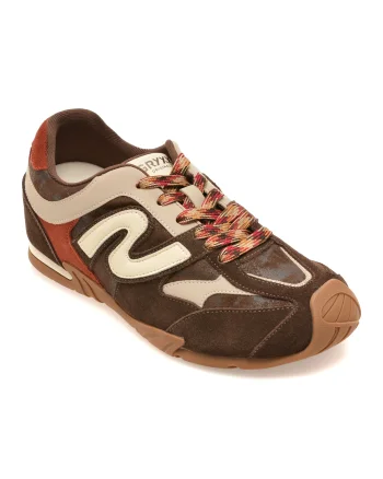 Pantofi sport GRYXX maro, 11761, din piele ecologica