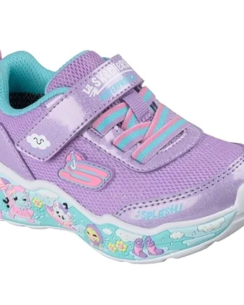 Pantofi sport copii Skechers Play Scene Shimmer Splash 303192-LVTQ