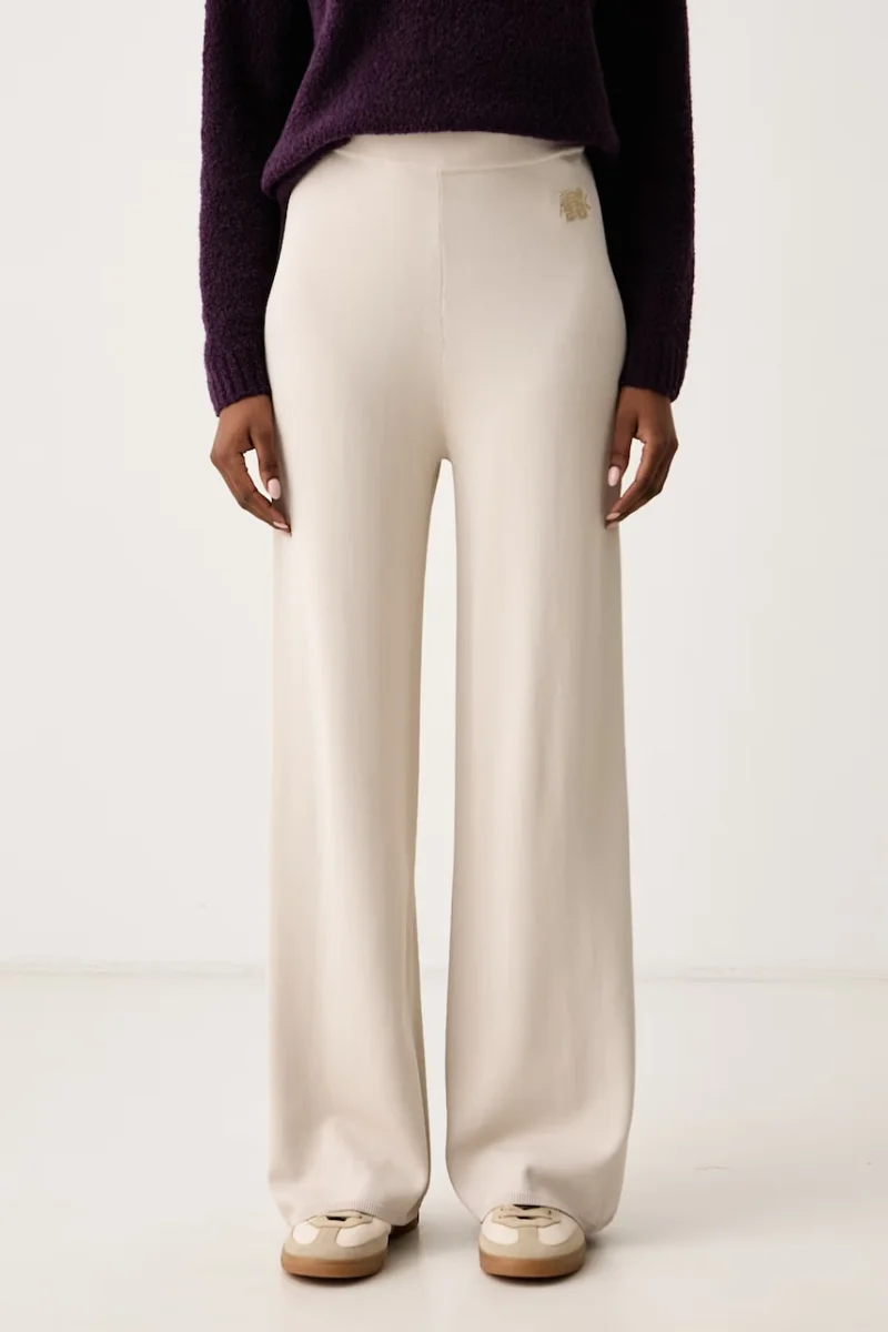 Armani Exchange  pantaloni pentru femei cu vâscoză