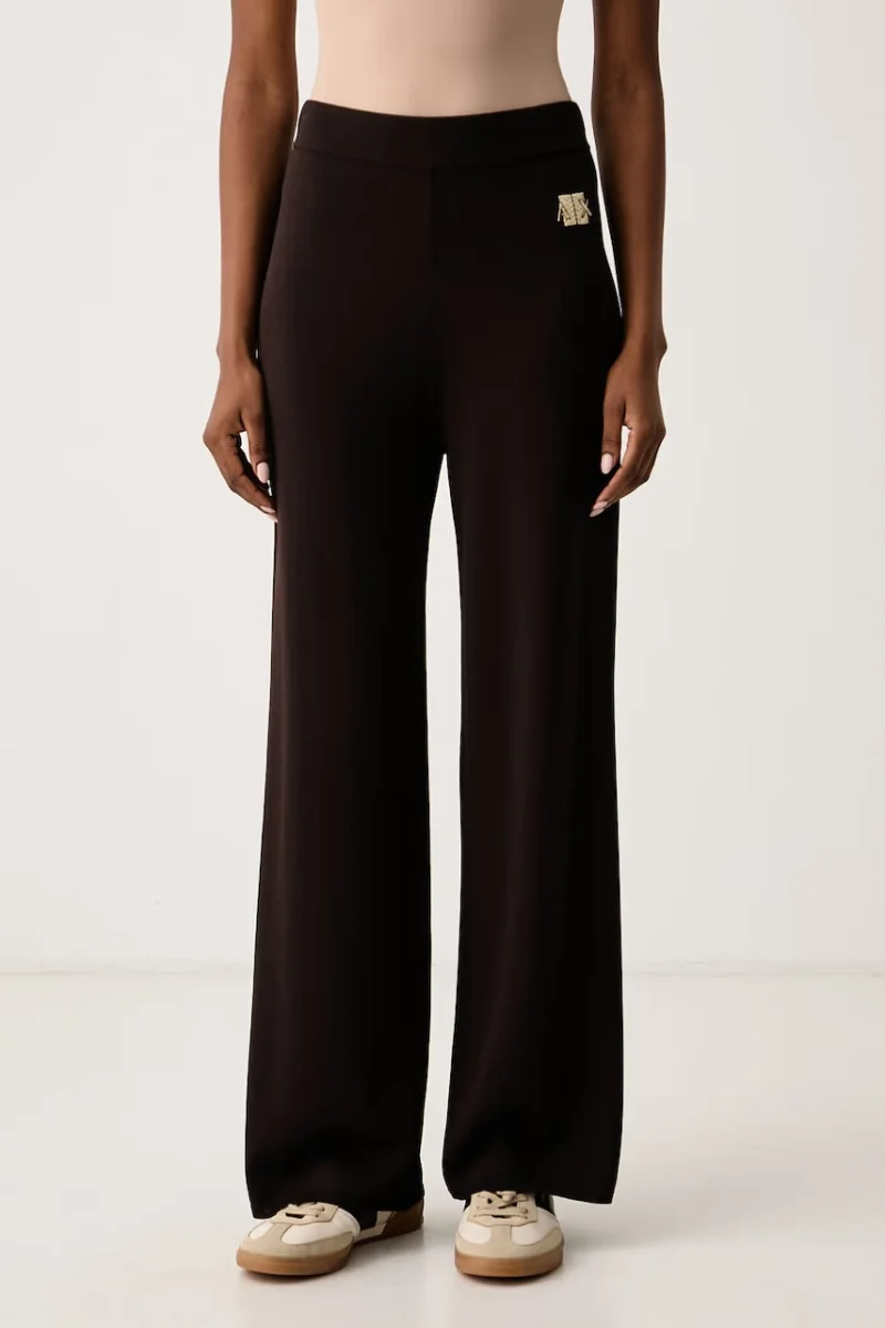 Armani Exchange  pantaloni pentru femei cu vâscoză