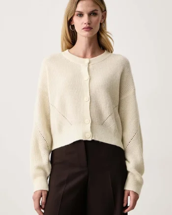 BOSS Orange  cardigan pentru femei cu lână C_Fernard_1