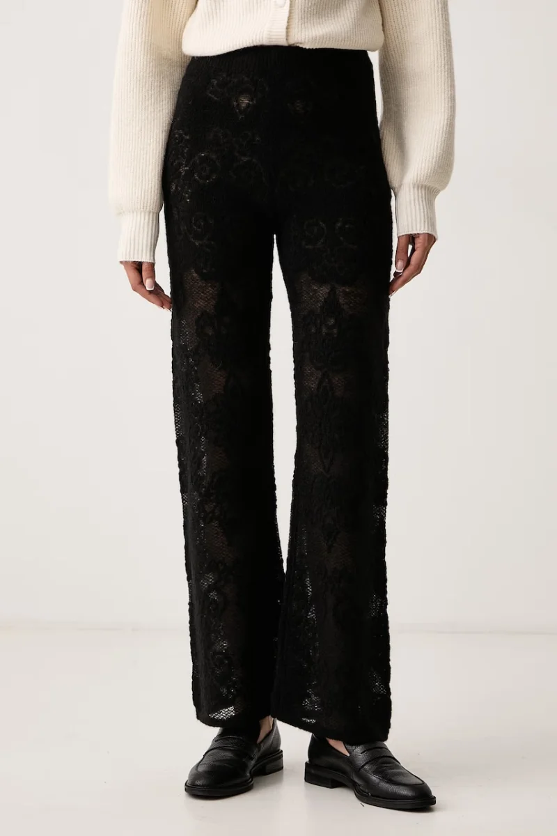 Twinset  pantaloni pentru femei cu lână