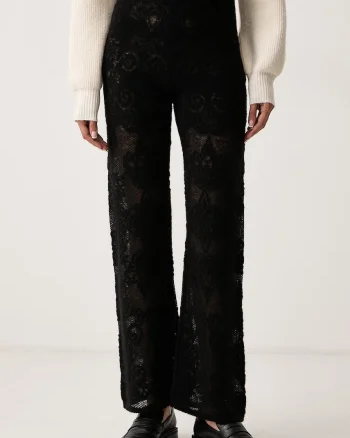 Twinset  pantaloni pentru femei cu lână