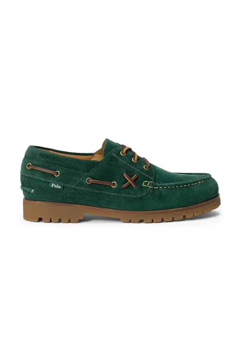 Polo Ralph Lauren  mocasini pentru bărbați din piele întoarsă Ranger Deck