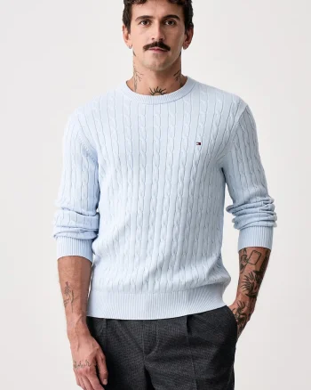 Tommy Hilfiger  pulover pentru bărbați din bumbac