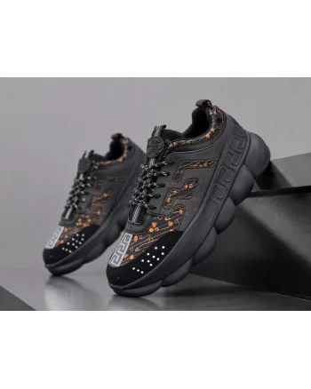 Adidasi barbati casual  negri VSC 059-10