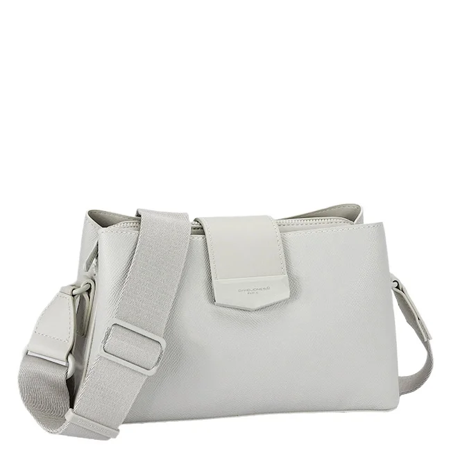 Geanta mica crem crossbody David Jones Paris CM8303 15