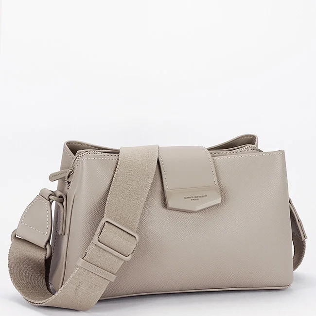 Geanta mica bej crossbody David Jones Paris CM8303 15