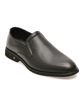 Pantofi eleganti BITE THE BULLET negri, 86087, din piele naturala