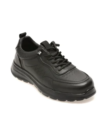 Pantofi sport BITE THE BULLET negri, 86509, din piele naturala