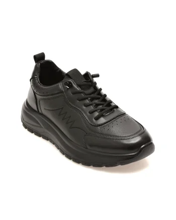 Pantofi sport BITE THE BULLET negri, 86706, din piele naturala