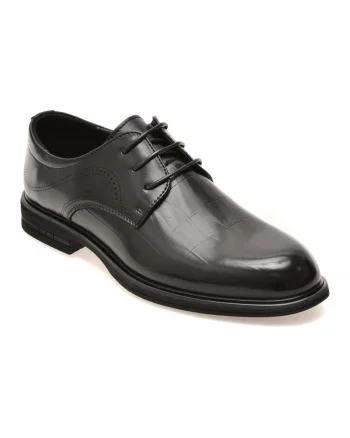 Pantofi eleganti BITE THE BULLET negri, 89622, din piele naturala