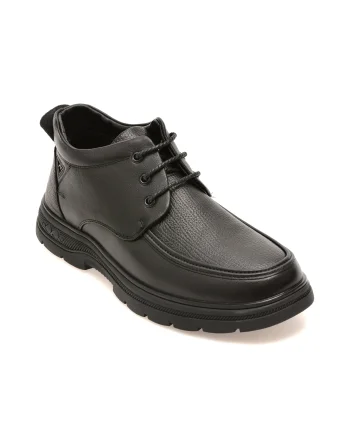 Ghete BITE THE BULLET negre, 69030, din piele naturala