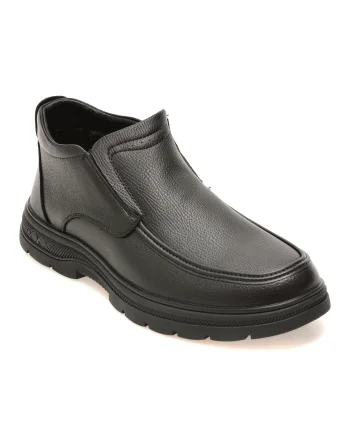 Ghete BITE THE BULLET negre, 86362, din piele naturala