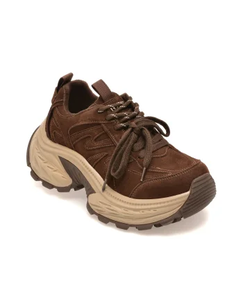 Pantofi sport GRYXX maro, 2290, din piele intoarsa