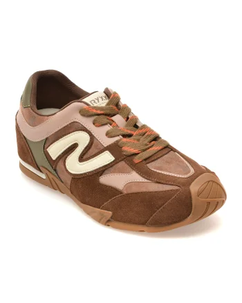 Pantofi sport GRYXX maro, 11761, din piele ecologica