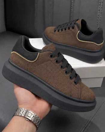 Adidasi barbati casual maro 001