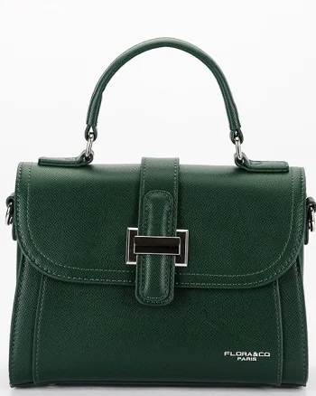 Geanta casual verde FLORACo F8538 11