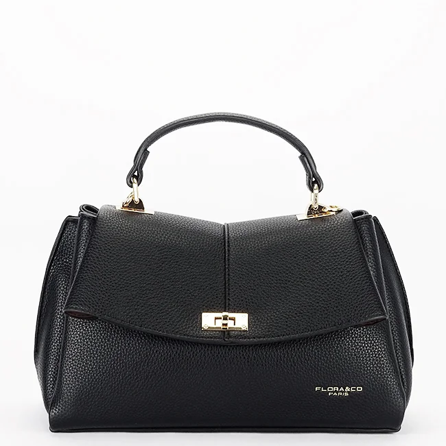 Geanta neagra medie FloraCO Paris F9963 15