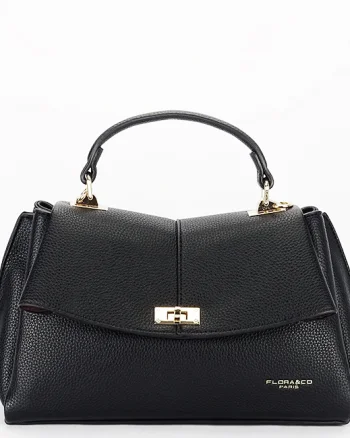 Geanta neagra medie FloraCO Paris F9963 15