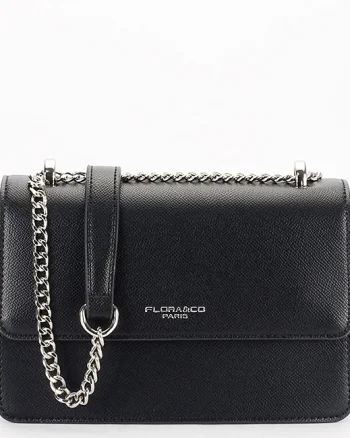 Geanta neagra mica FloraCO Paris F8539 M6