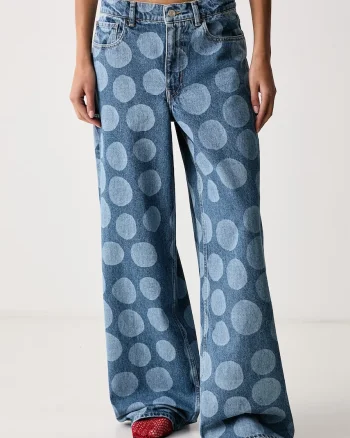 Marimekko  blugi wide leg pentru femei