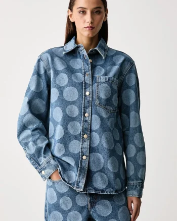 Marimekko  cămașă pentru femei din denim