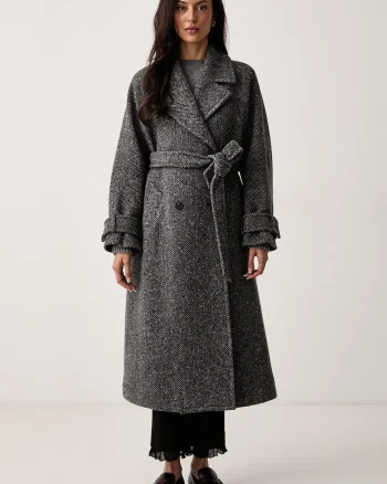 Weekend Max Mara  palton pentru femei din lână WKDTEMA