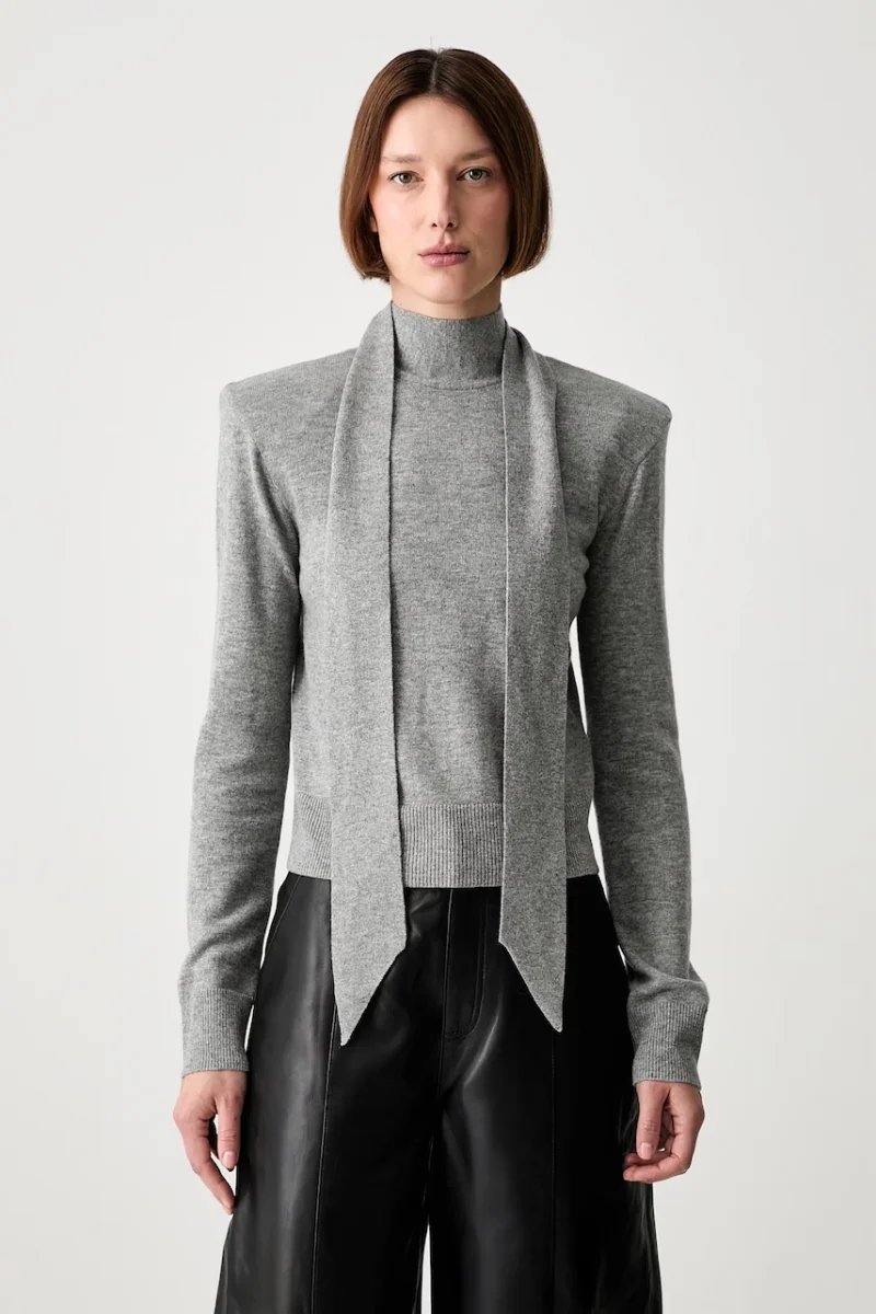 Rotate  pulover pentru femei din lână WOOL BOW