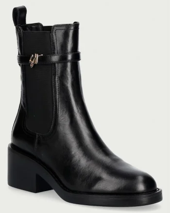 Steve Madden  botine cu toc jos pentru femei din piele Charity-SM
