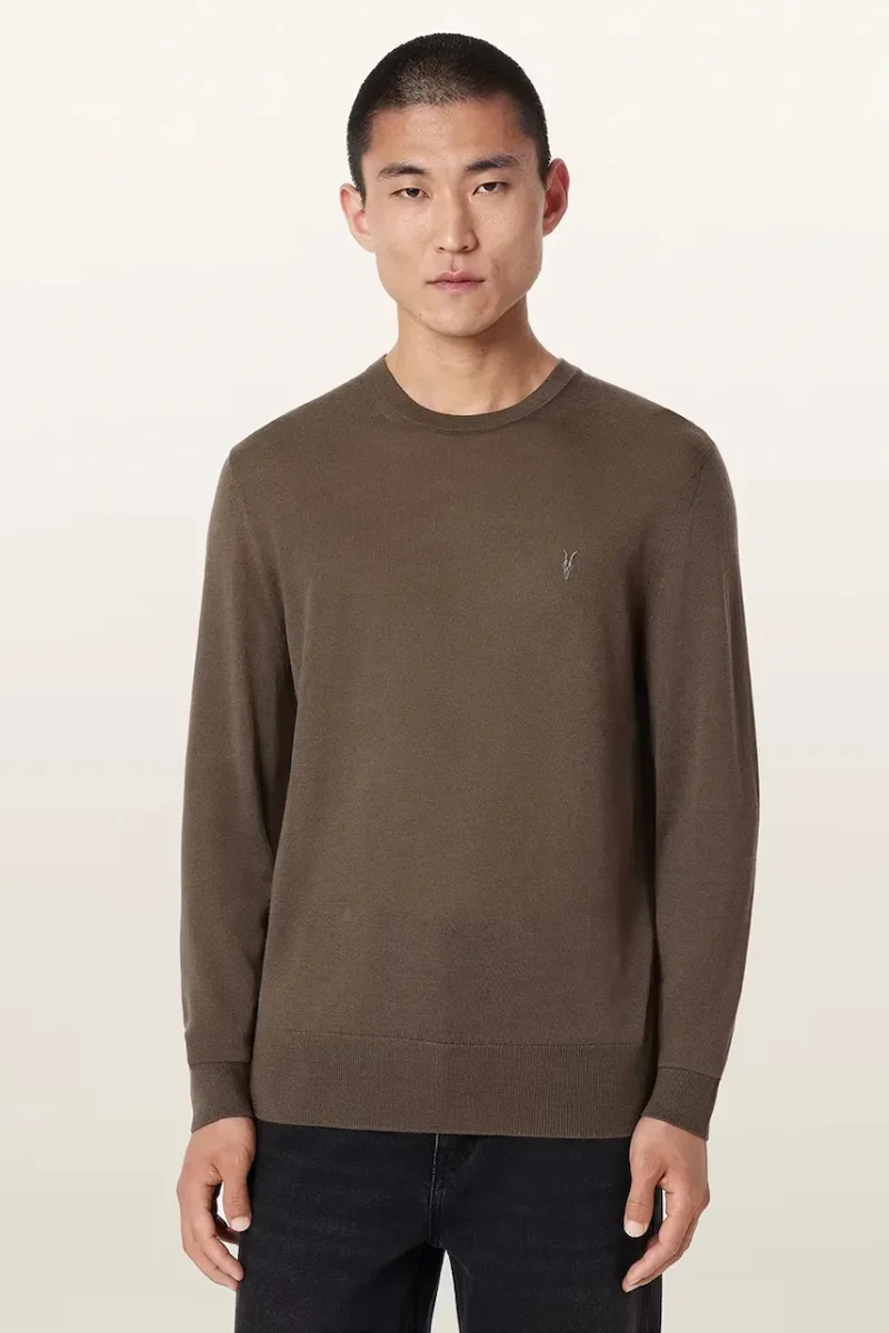 AllSaints  pulover pentru bărbați din lână merino