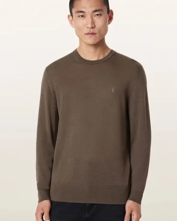 AllSaints  pulover pentru bărbați din lână merino