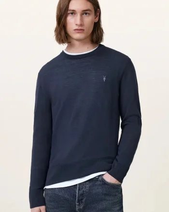 AllSaints  pulover pentru bărbați din lână merino