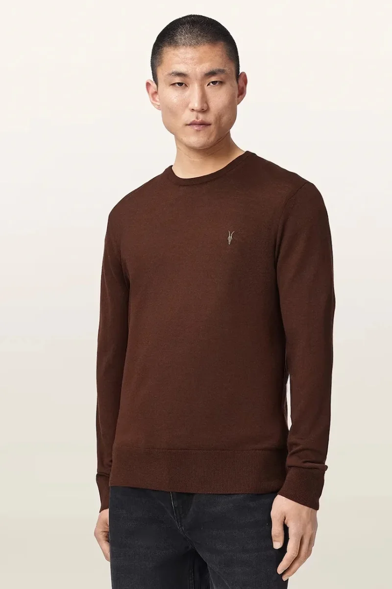 AllSaints  pulover pentru bărbați din lână merino