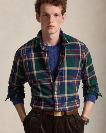 Polo Ralph Lauren  cămașă pentru bărbați din bumbac